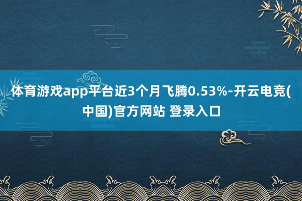 体育游戏app平台近3个月飞腾0.53%-开云电竞(中国)官方网站 登录入口