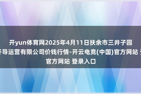 开yun体育网2025年4月11日扶余市三井子园区商场开导运营有限公司价钱行情-开云电竞(中国)官方网站 登录入口